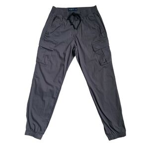 Abercrombie & Fitch Men's Cargo Style Jogger Pants in Charcoal Size XS